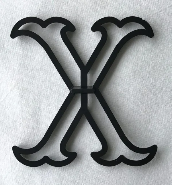 Extra Large Letter X Cutter (individual)