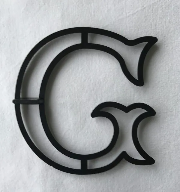 Extra Large Letter G Cutter (individual)