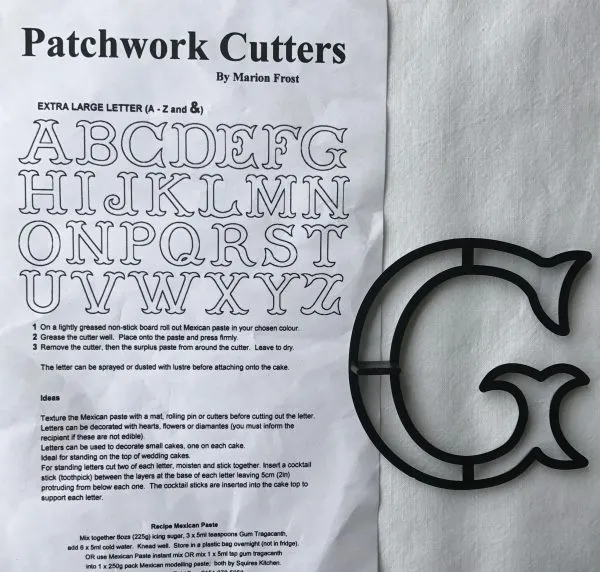 Extra Large Letter G Cutter (individual) - Image 2