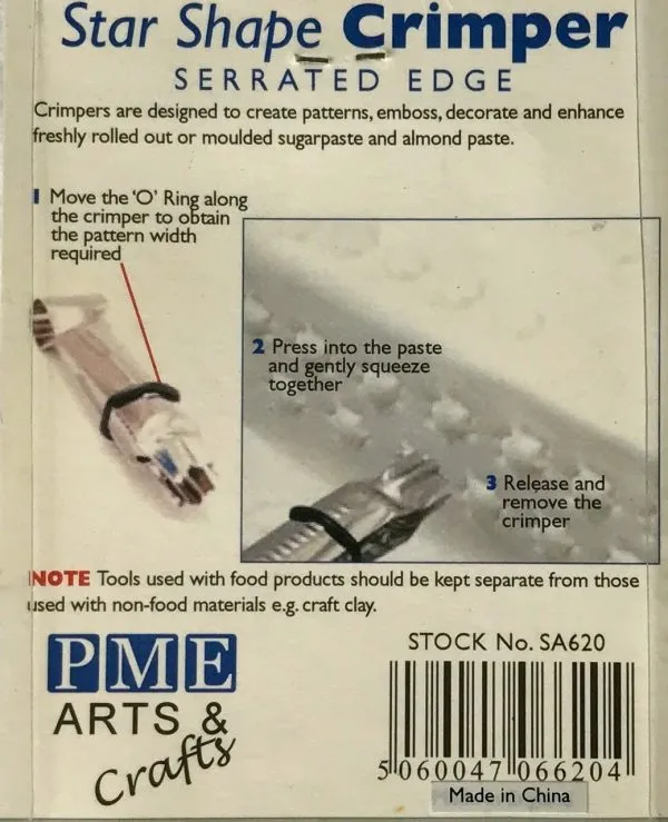 Crimper Set - Star Design Serrated Edge (2) - Image 3