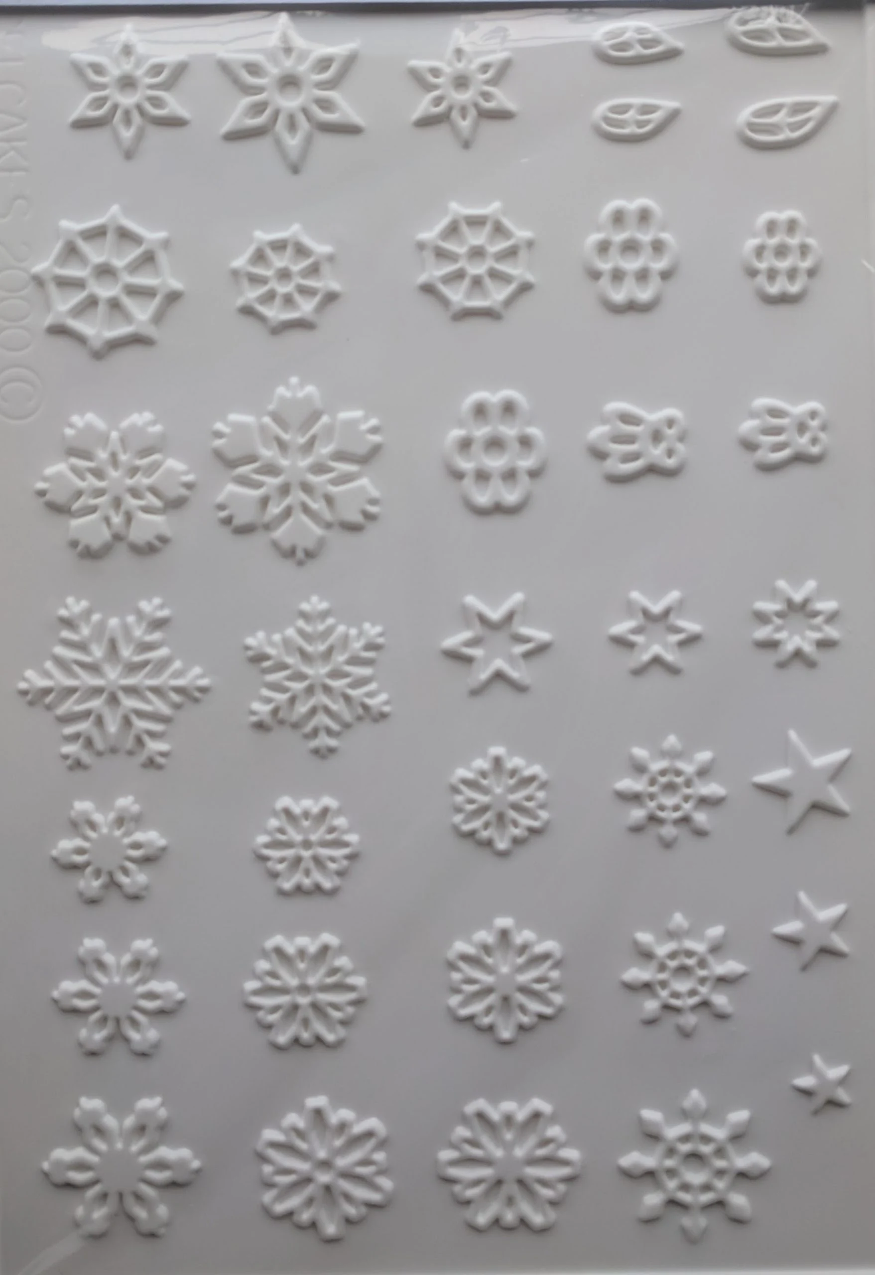 Snowflakes Celshapes Mould Sheet (A4 size)