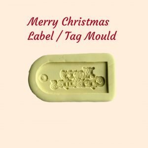 Merry Christmas Label / Tag Mould