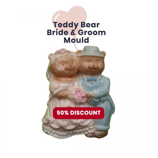 Teddy Bear Bride & Groom Mould