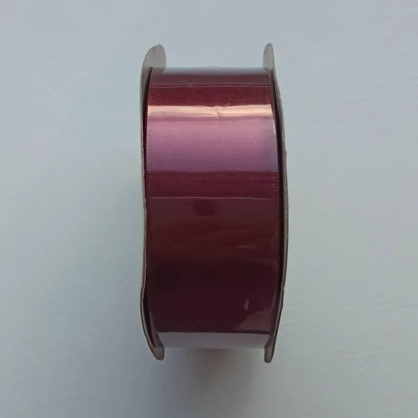 Burgundy Satin Ribbon