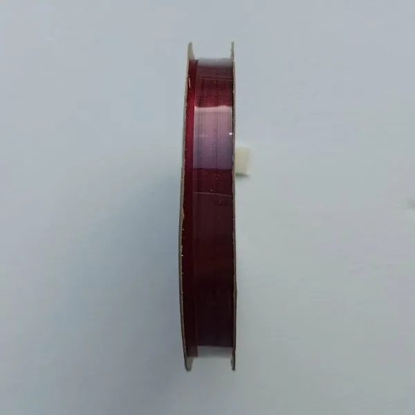 Burgundy Satin Ribbon