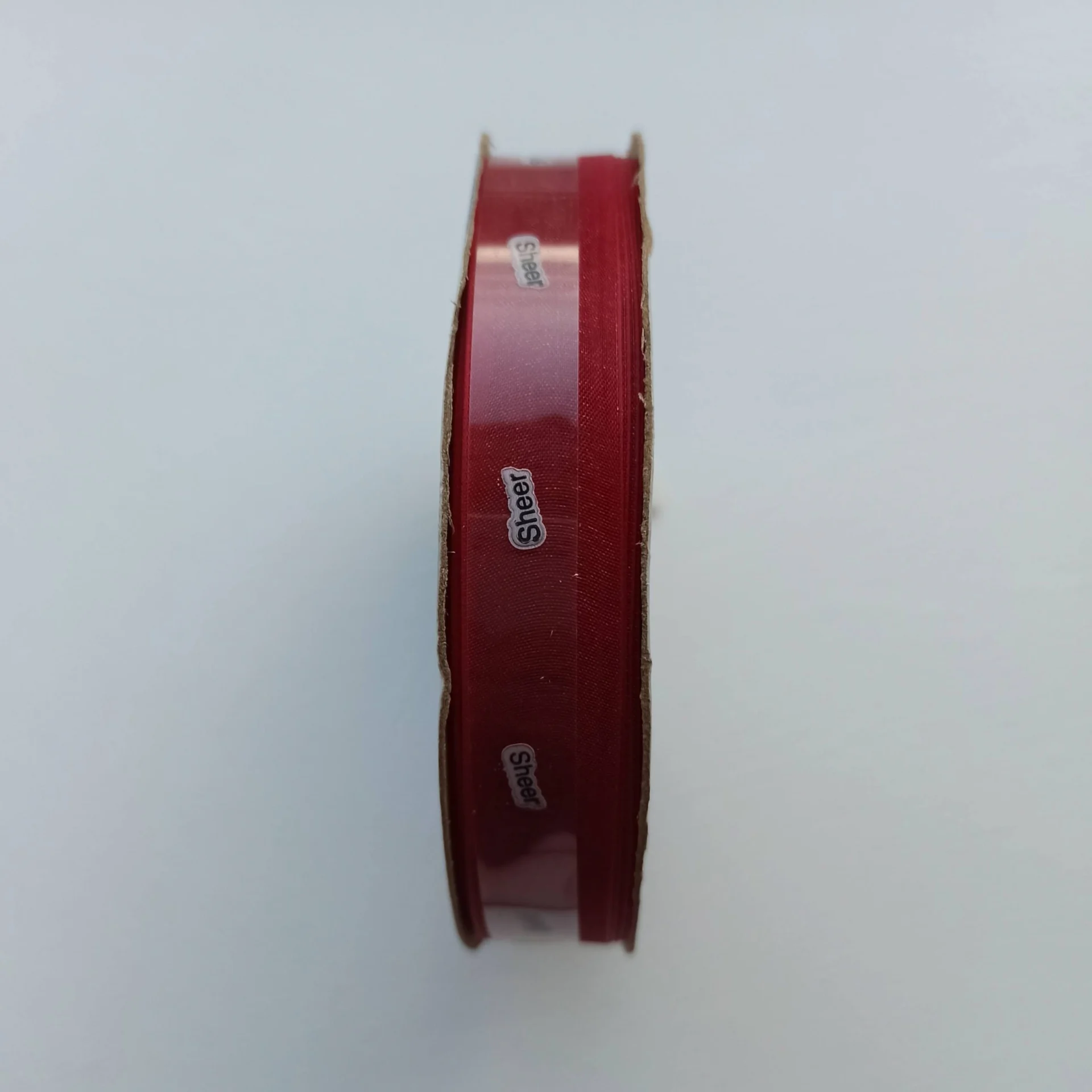 Red Chiffon Sheer Ribbon
