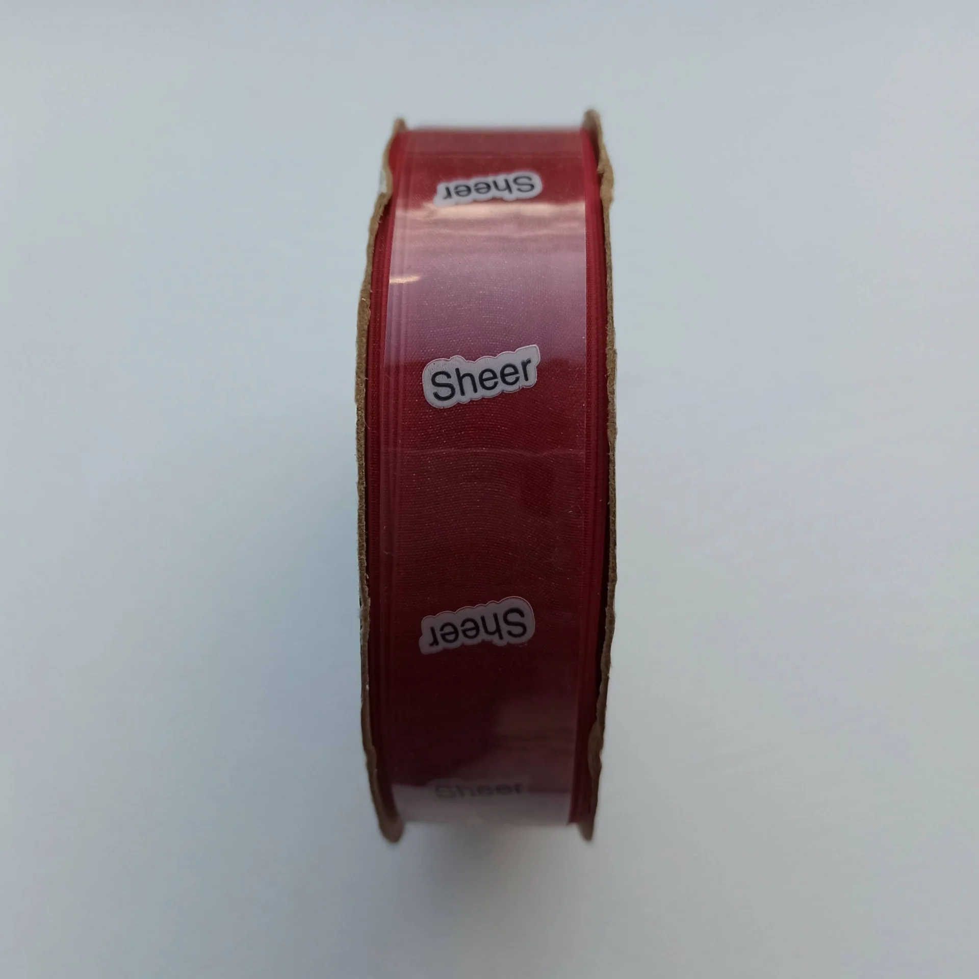Red Chiffon Sheer Ribbon